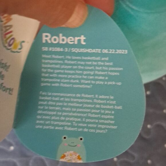 Squishmallow Robert the frog 8 inch - new - Picture 3 of 3